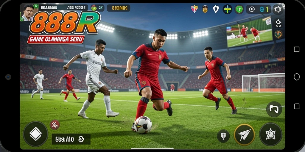 Tampilan menarik dari gameplay <strong>888R</strong> yang penuh aksi olahraga.