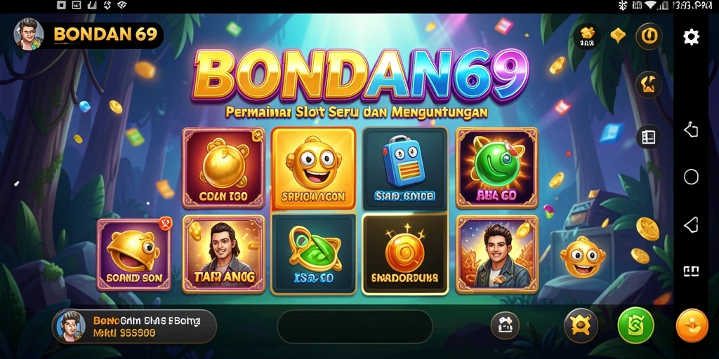 Screenshot gameplay BONDAN69 menampilkan berbagai tema Slot yang menarik.
