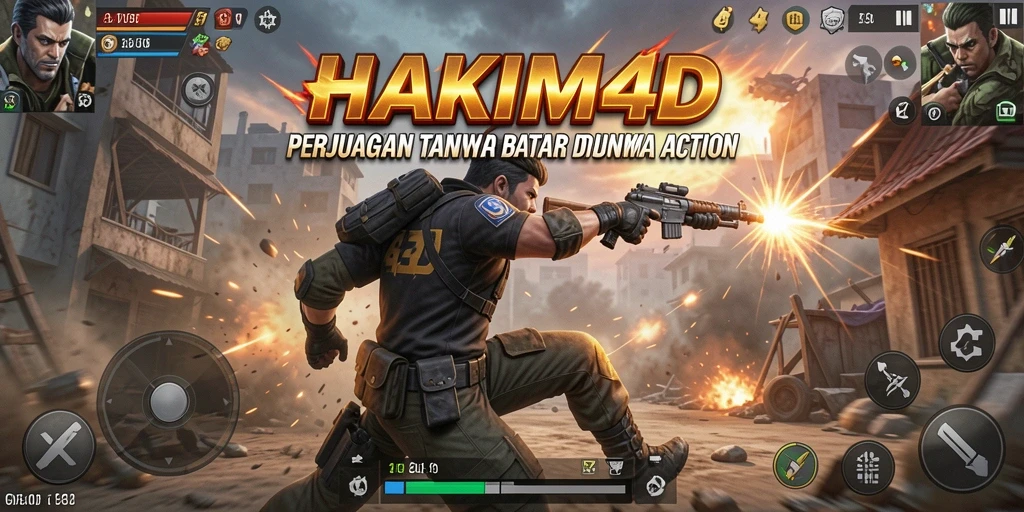 Gameplay mendebarkan dengan aksi tanpa henti di HAKIM4D.