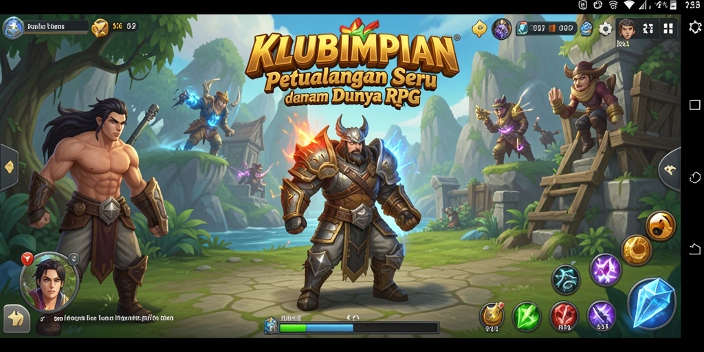 Tampilan gameplay KLUBIMPIAN yang memukau dan seru.