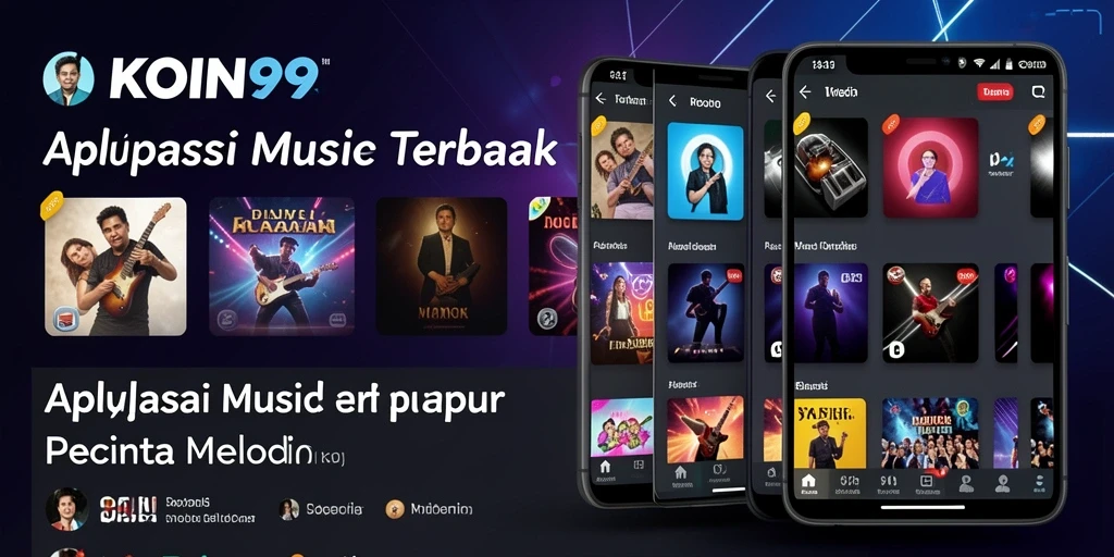 Gameplay KOIN99 menghadirkan keseruan musik yang interaktif.