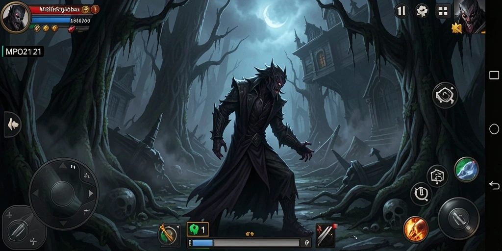 Tampilan gameplay MPO2121 yang menegangkan dan mencekam.