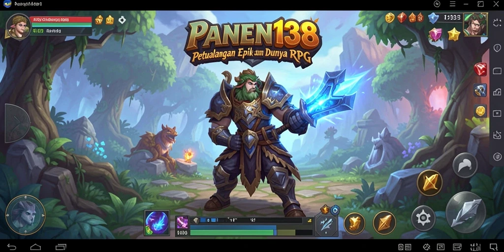 Tampilan gameplay PANEN138 yang seru dan menantang di dunia RPG.