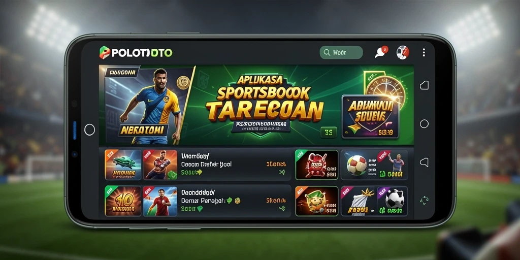 Tampilan antarmuka POLOTOTO saat melakukan taruhan olahraga.