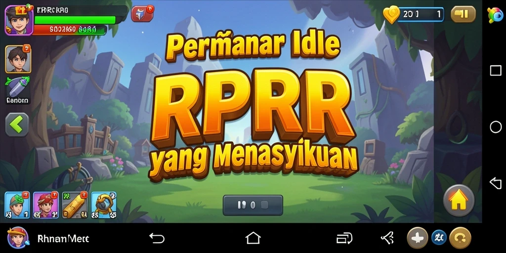 Tampilan gameplay RPRR yang menawan dan santai.