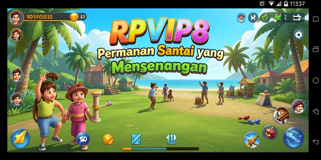 Tampilan gameplay RPVIP8 yang seru dan mengasyikkan.