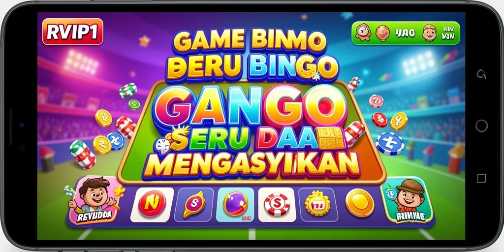 Tampilan gameplay Bingo yang menarik di RVIP1.