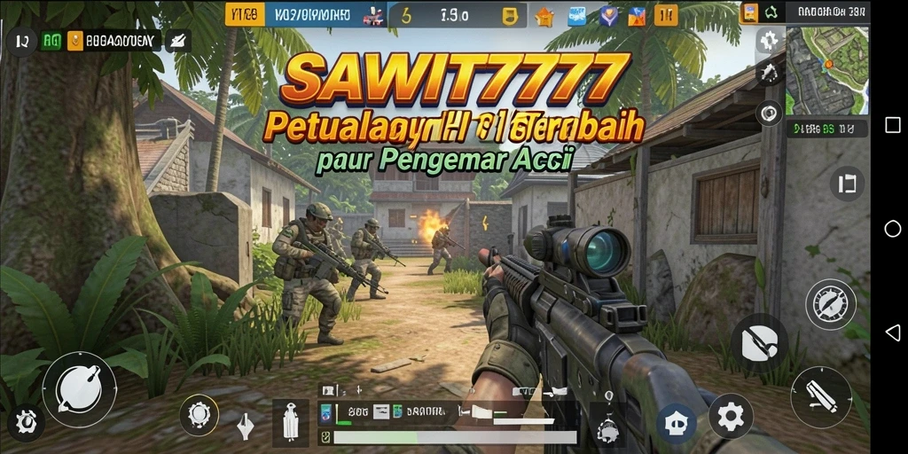 Tampilan gameplay SAWIT777 yang intens dan penuh aksi.