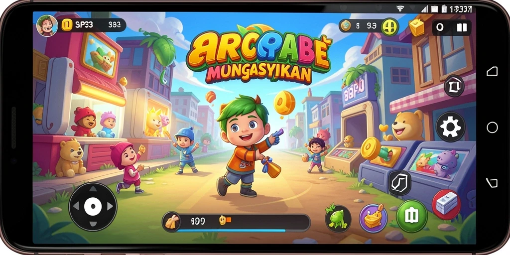 Screenshot gameplay SIP33 yang menampilkan aksi seru dalam permainan Arcade.
