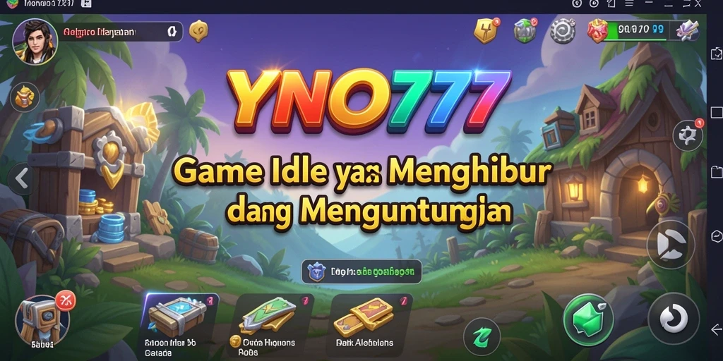 Tampilan gameplay YONO777 dengan grafis menarik dan fitur Idle.